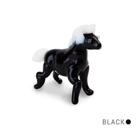 NAY the horse (in Tynies Collector's Frame) Miniature glass figurines 
